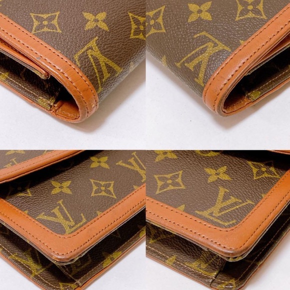 Louis Vuitton Monogram Clutch Pochette Dame GM EUC - Picture 5 of 12